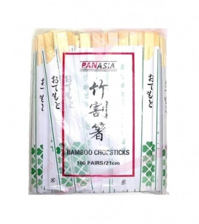 Bamboo disposable chopsticks 100db