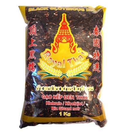 Royal Thai black glutinous rice 1kg
