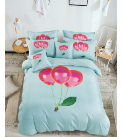 CHERRY BALLOON 7 PIECE BED COVER