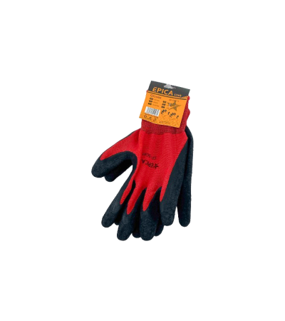 Crumpled Leather Gloves Red Yarn Crumpled 56g Ten (Color Printed Carton)