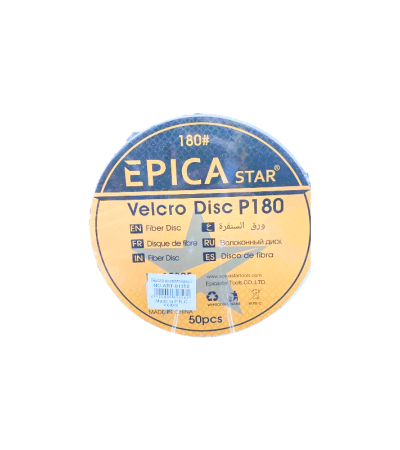 Non-perforated 180 flocked disk P180EP-10305