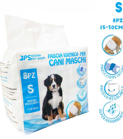 Dog diapers 8 pieces multiple sizes