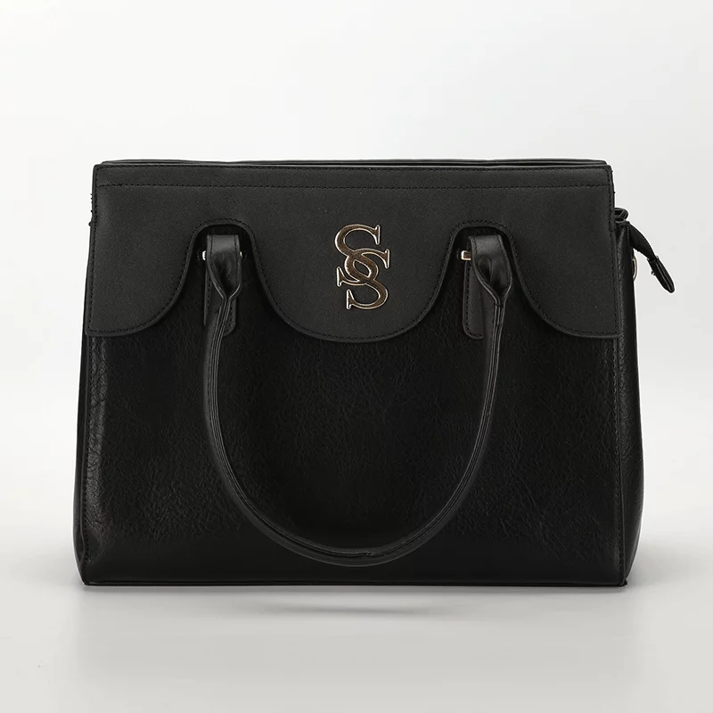 Black Color Fashionable Handbag and Shoulder Bag